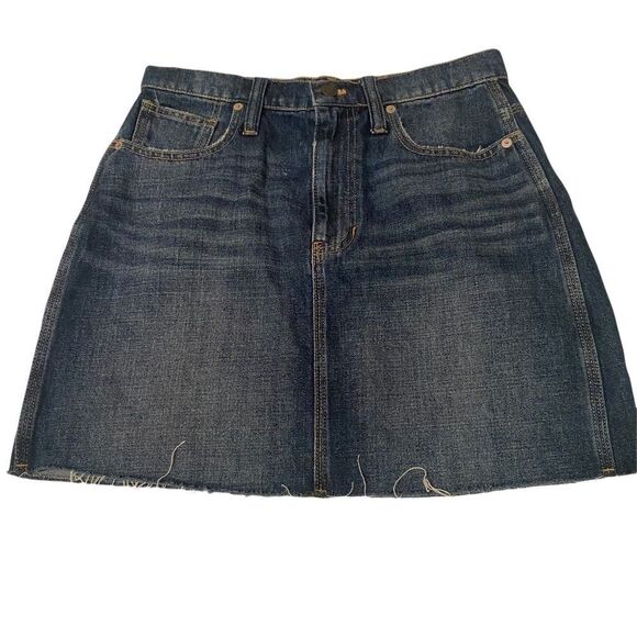 Madewell Mini Denim Skirt Sz 26 - Picture 1 of 8
